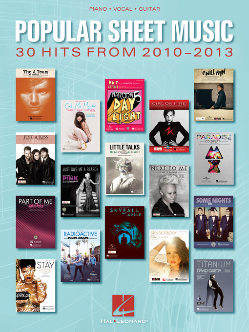 Title details for Popular Sheet Music--30 Hits from 2010-2013 by Hal Leonard Corp. - Available